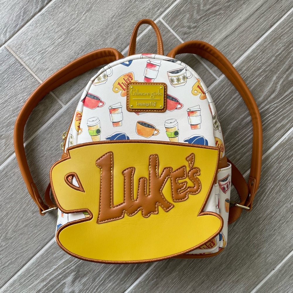 *RARE* NWT Gilmore Girls Lukes Loungefly Mini Backpack